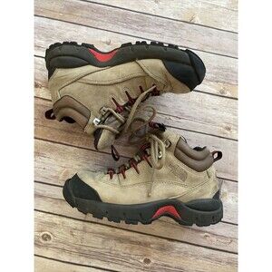 THE NORTH FACE X2 Hiking Shoes Boots Womens 6.5 Tan Red Black 39253